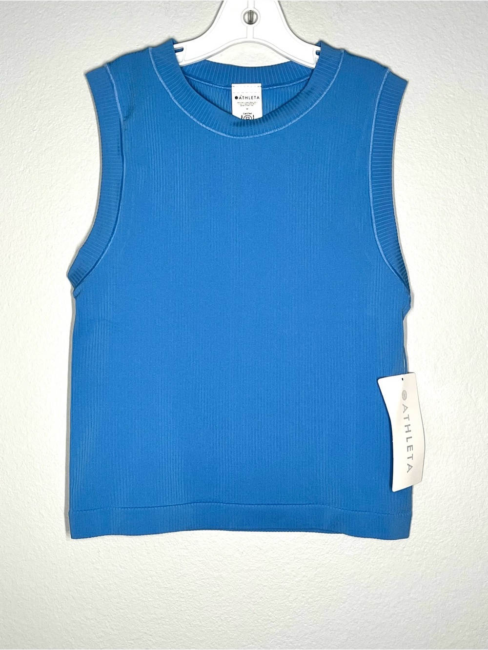Athleta Renew Seamless Muscle Tank Blue Size M NWT